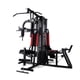 thumbnail image 2 of Gimnasio Multifuncional UNIFITNESS UFMS0012-BR 4 Estaciones Negro y Rojo, 2 of 4