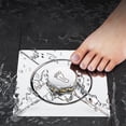thumbnail image 4 of Plastic Foot Operated Square Floor Drain Fast Drainage Press Sewer Strainer, 4 of 5