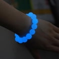 thumbnail image 4 of 3pcs/set Beads Bracelet Luminous Fluorescent Stone Bracelets In The Dark Hand String Perfect Gift for Family, 4 of 5