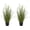 Cattails, variant on Artificial Grass Plant, 27 inch Faux Onion Grass Fake Greenery Shrubs Plant, Premium PVC for Indoor Outdoor House Home Garden Office Room Décor, Housewarming, 8 Pack Green