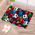 thumbnail image 5 of Football Polyester Indoor Mat Non-Slip Area Rug Chair Rugs Machine Washable, 5 of 6