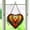 Phoenix, variant on Star of David Window Hanging Stained Glass Chirstmas, Star of David Suncatchers for Windows Stained Glass