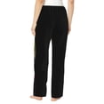 thumbnail image 3 of Daiia Riverside Meditating Cat Women's Sleep Pant with Pockets and Drawstring,Pajama Pants-Large, 3 of 9