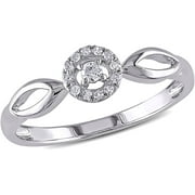 Miabella Diamond-accent Sterling Silver