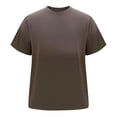 thumbnail image 6 of CFLVAEK Mens Tshirts Cotton Short Sleeve T Shirts Casual Summer Round Neck Tshirt Fashion Gradient Graphic Tees Coffee L, 6 of 6