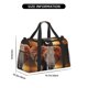 thumbnail image 3 of Disketp Elephant Sunset in Kenya Bolsa de Viaje Tipo Duffle, Bolso de Mano para Fin de Semana para Mujer, Bolsa de Gimnasio Ligera para Hombre, Esencial para Viajes, 3 of 7
