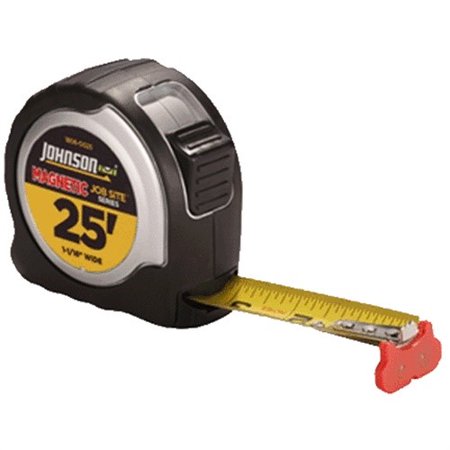 Johnson Level & Tool 1806-0025 Job Site Power Tape Measure, Magnetic Tip, 1-1/16 In. x 25-Ft.