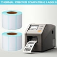 thumbnail image 4 of sixwipe 2 Pack Thermal Label Paper Rolls,2000 Pcs Labels, 2.36"x1.18" Label Stickers with 4 Free Markers, Printing Labels for Most Thermal Printers, Ideal Tags for Bottles, Delivery and DIY, 4 of 7