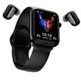 thumbnail image 1 of Pulsera Inteligente 2 en 1 X8 con Auriculares Inalámbricos, Pantalla Táctil de 1.54 pulgadas IPS, Rastreador de Fitness BT5.0, Resistente al Agua IP67, Monitoreo de Sueño/Frecuencia Cardíaca/Pre, 1 of 8
