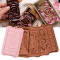 thumbnail image 2 of Molde de barra de Chocolate de flor de rosa para el Día de San Valentín, molde de silicona para pasteles, galletas, magdalenas, molde de jabón, molde de Chocolate cuadrado rectangular DIY, 2 of 4