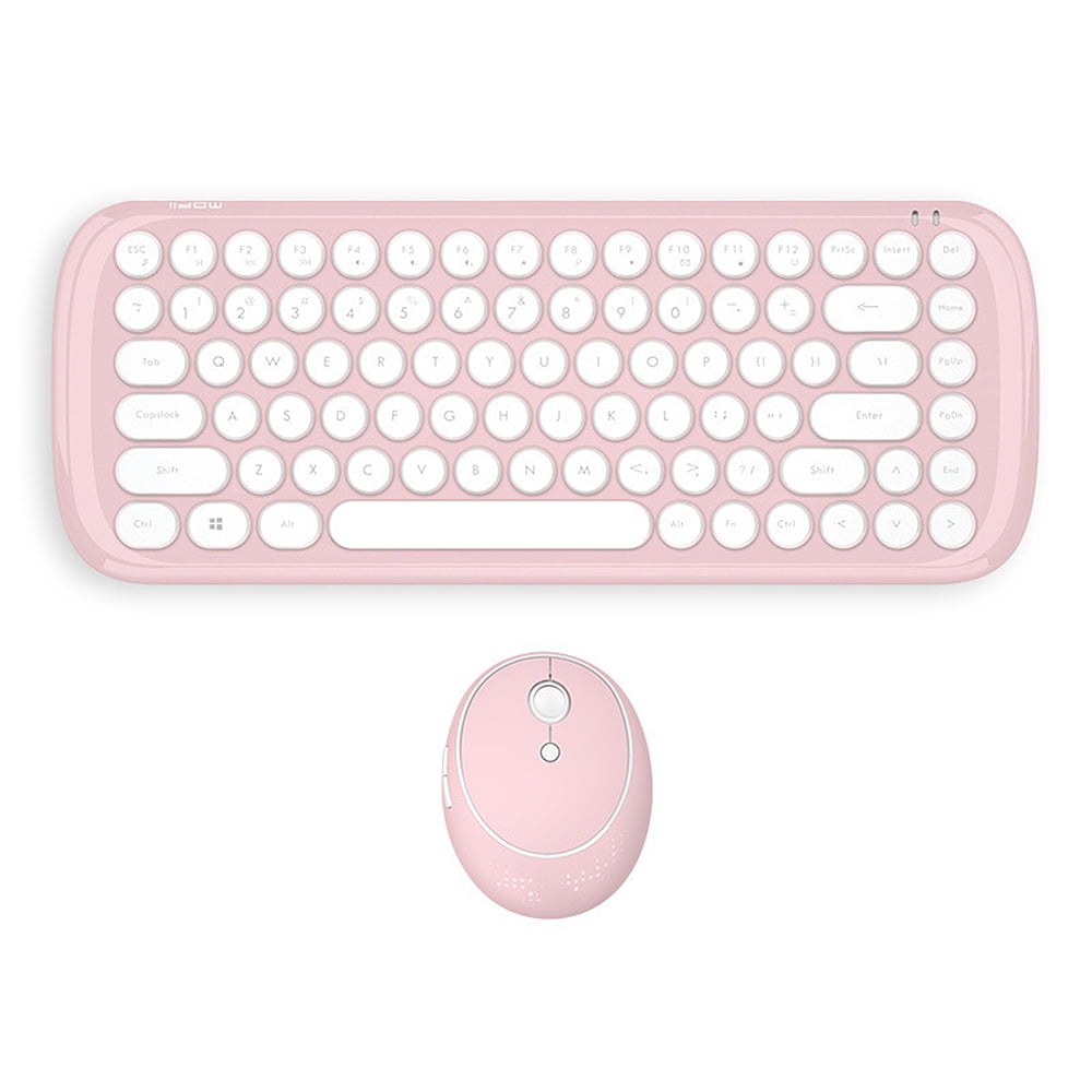 Mofii CANDY Keyboard Mouse Combo Wireless 2.4G Pure Color 84 Key Mini