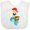 AA-White, variant on Inktastic Mermaid Pirate Boys or Girls Baby Bib