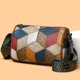 thumbnail image 4 of Bolso de hombro de cuero lavado suave para mujer | Bolso cruzado espacioso con cremallera múltiple | Bolso de mano de gran capacidad | Cuero sintético | Correa ancha de moda | 8.66x6.3x4.7in | Uso, 4 of 8