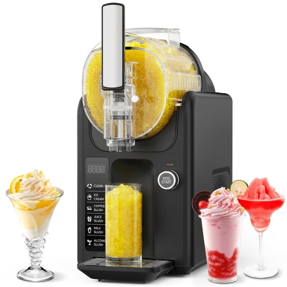 Joreek Slushy Machine for Home 64oz Slushie Machine No Ice Needed with 5 Preset Programs Professional Frozen Drink Maker, Self-Cleaning