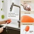 thumbnail image 3 of Juego de cepillos de limpieza para botellas, cepillo limpiador multiusos 3 en 1, cepillos limpiadores de silicona con mango largo, limpiador de tazas con tapa termo, 3 of 5