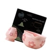 thumbnail image 3 of 2 cuencos y soportes para batidor de matcha hechos a mano de porcelana con pico. C, 3 of 9