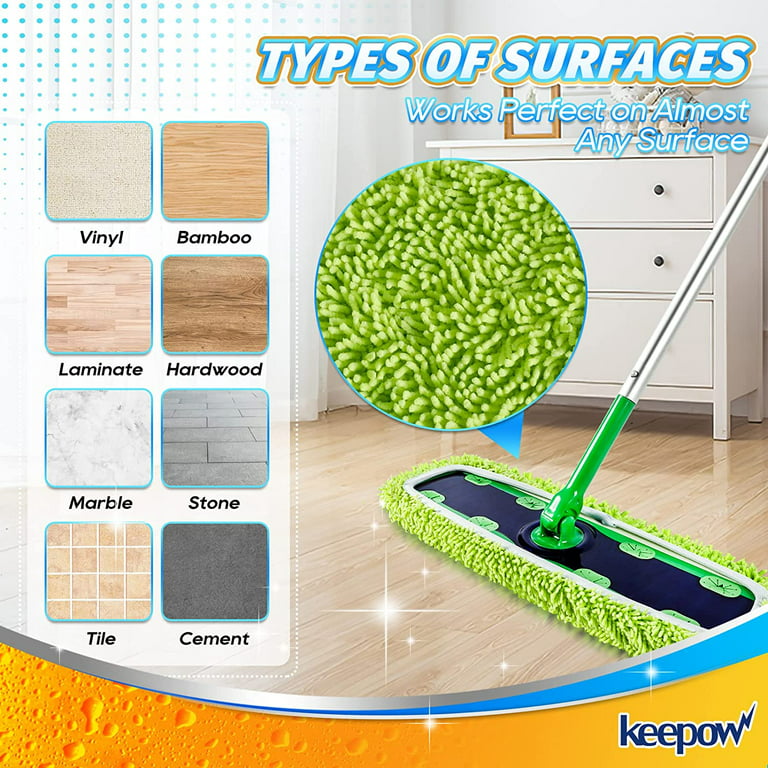 Pads Mopping For Dry Floor Mop Wet Microfiber For Cloth Cloth