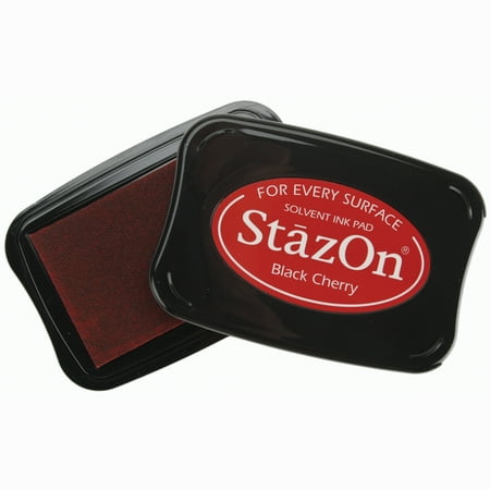 - StazOn Solvent Ink Pad-Black Cherry