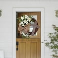 thumbnail image 6 of Tyidzon Easter Wreaths for Front Door, Easter Spring Wreath On The Outdoor Front Door Welcomes Summer Flowers for Home, Rural Outdoor Interior Decoration Home Decor, 6 of 8