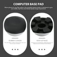 thumbnail image 3 of CIMAXIC 1 Set Notebook Computer Bracket Portable Laptop Support Special Laptop Heat Dissipation Base Cushion Mini Laptop Heightening Pad for Home Office (Black),1.57"X1.57"X0.79", 3 of 5