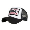 thumbnail image 2 of ZSQDM Embroidered Summer Cap Mesh Hats for Men Women Casual Hats Hip Hop Baseball Caps beanie of Men Trucker Hat Visors Swimming Cap, 2 of 5