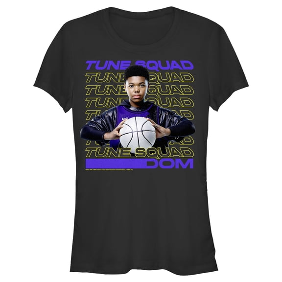 Junior's Space Jam: A New Legacy Dom James Tune Squad  Graphic Tee Black Medium