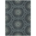 thumbnail image 2 of Addison Rugs Chantille Indoor/Outdoor Transitional Circles Charcoal Washable Rectangle Rug, 3' x 5', 2 of 6