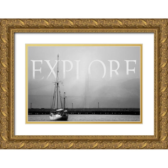 Perrenoud, Aubree 32x23 Gold Ornate Wood Framed with Double Matting Museum Art Print Titled - Explore