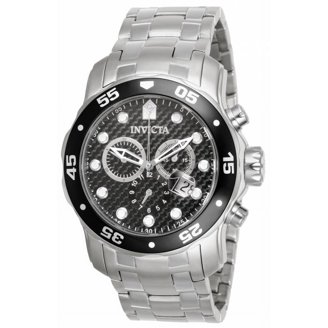 Invicta, Men's Pro Diver Quartz Chronograph Watch, 0070, Blue Dial