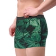 thumbnail image 2 of Honeii Green Leave Fern Print Mens Boxer Briefs Breathable,Boxer Brief for Men, Moisture-Wicking Underwear-X-Large, 2 of 5