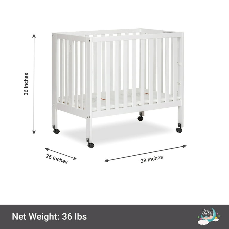 Dream on me full shop size folding crib recall