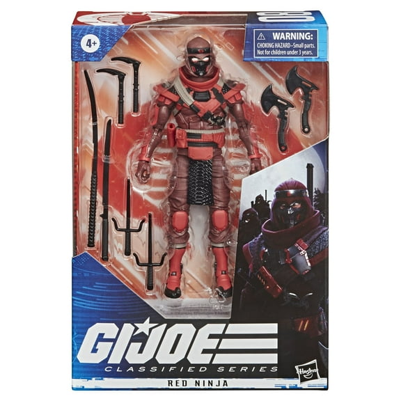 G.I. Joe Classified Series Red Ninja Action Figure, 6 inches