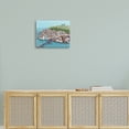 thumbnail image 2 of Stupell Industries Beautiful Seaside City Buildings Port Town Boats Illustration , 30 x 24, Design by Carla Daly, 2 of 5