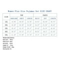 thumbnail image 7 of PinkBeautiM Women Plus Size Pajamas Set Prints Pjs Sleepwear with Pockets, 7 of 7