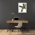 thumbnail image 3 of Vess, June Erica 15x18 White Modern Wood Framed Museum Art Print Titled - Linear Pulse II, 3 of 4