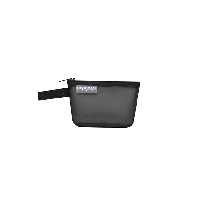 Bolsa Popgear Mini, Color Negro, Con Cierre.