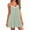 Green, variant on Tennis Dress Womens Sundresses Summer 2026 Solid Color Sleeveless V Neck Pleated Regular Fit Spaghetti Strap Vacation Dresses for Professional and Smart Casual S-XXL