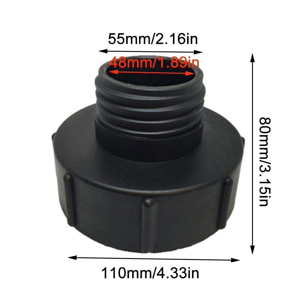 1pc IBC Adapter S100 X8 100mm Auf Reduzierung S60x6 60mm IBC Tank Anschluss