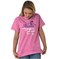 thumbnail image 3 of Alaska AK Moose State Shape Filagree Women's Graphic T Shirt Tees Brisco Brands S, 3 of 6
