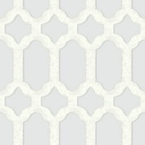 Chesapeake Chervil Sky Blue Trellis Wallpaper