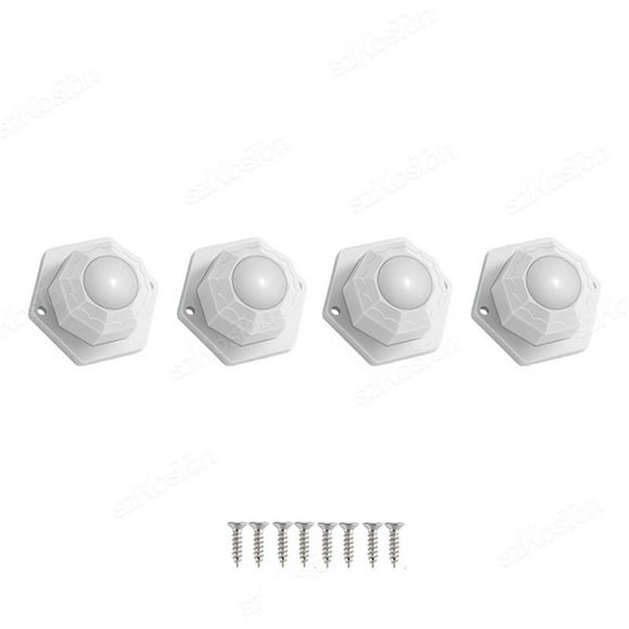 4 Pcs/lot Roues de Meubles 200KG Roues Robustes Universelles Rotation 360° Roulettes de Meubles Auto-Adhésives Fortes DIY Chaise de Bureau, Fiable