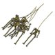thumbnail image 1 of 3x6 piezas de esqueleto humano para hacer muñecos, colgantes, joyas, bronce antiguo. Código de modelo 29543, 1 of 5