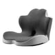 thumbnail image 3 of Cojín de asiento para silla de oficina con soporte para la cintura, premium, multifuncional, antideslizante Gris oscuro Gris claro, 3 of 9