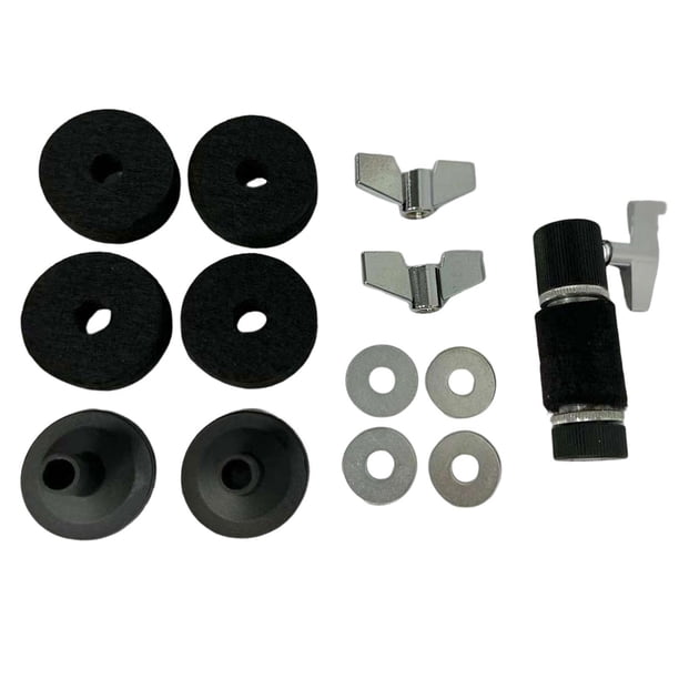 Juego de alfombrillas de fieltro para embrague Hi Hat CUTICAT negro