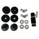 thumbnail image 1 of Juego de alfombrillas de fieltro para embrague Hi Hat CUTICAT negro, 1 of 4