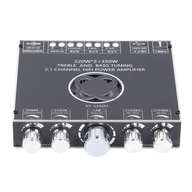 Tablero de Amplificador de Potencia DE, Control Preciso de Control Módulo de Amplificador de Potencia Múltiple Guardia 220W x 2 350W ENFERF OFF SOND SONIDO