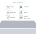 thumbnail image 6 of 60x84 Inch Light Grey Rectangle Tablecloths Morandi Series Heavy Duty Washable Fabric Table Cloth Waterproof Durable Solid Table Cover for Kitchen Dining Party Buffet Home Picnic Wedding, 6 of 7