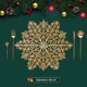 thumbnail image 2 of Manteles Individuales de Copo de Nieve 6PCS, 38cm PVC Material Copo de Nieve Manteles Individuales, Decoración de Mesa para Festivales de Invierno Fiestas de Navidad Fiestas de Navidad, Dorado, 2 of 7