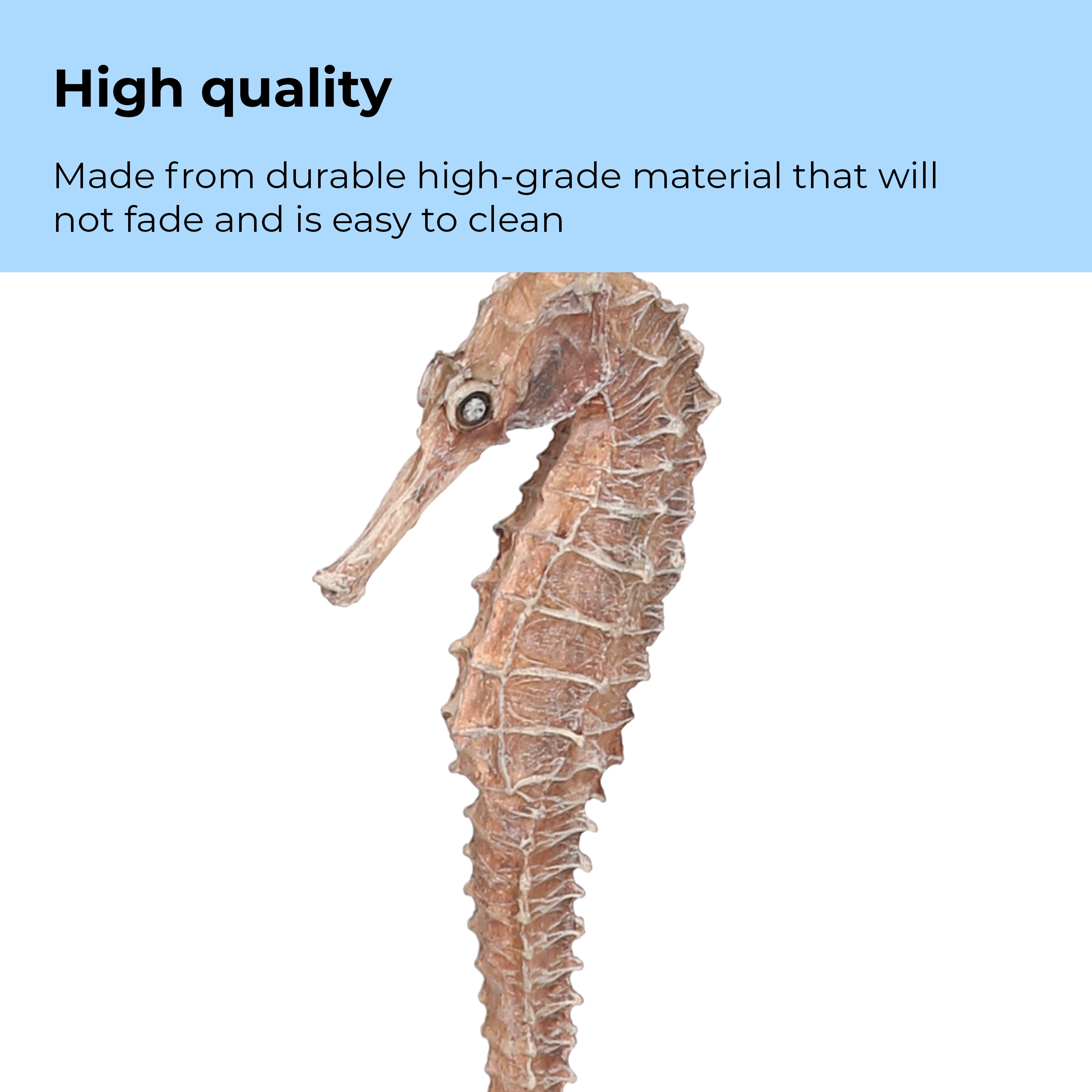 biOrb Aquarium Décor Seahorse Set of 3 - Ceramic, Natural