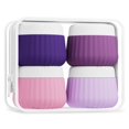 thumbnail image 1 of Travel Containers Mrsdry, paquete de 4, con bolsa transparente, tarros de silicona, 1 of 9